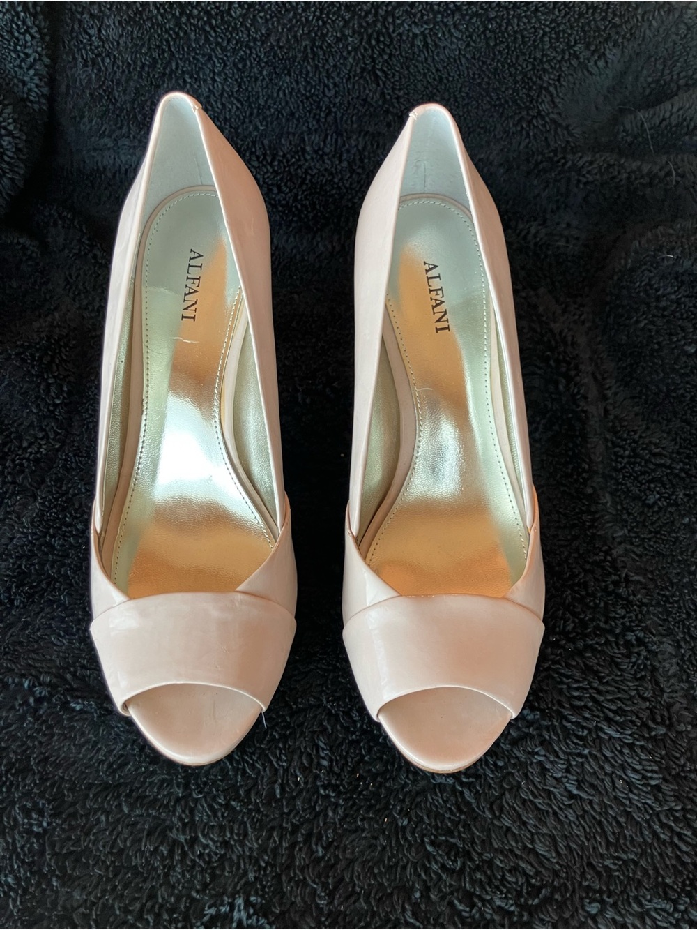 Alfani Blush Pink Peep-Toe Heels